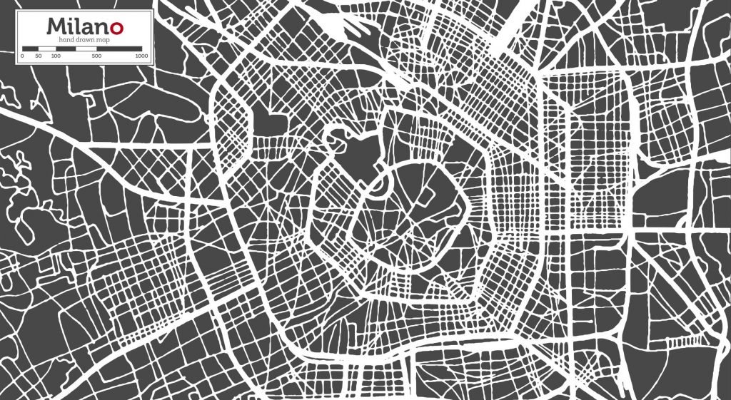 Mappa di Milano